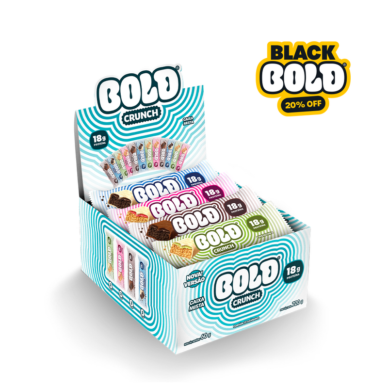 12 BARRAS BOLD CRUNCH CAIXA MISTA
