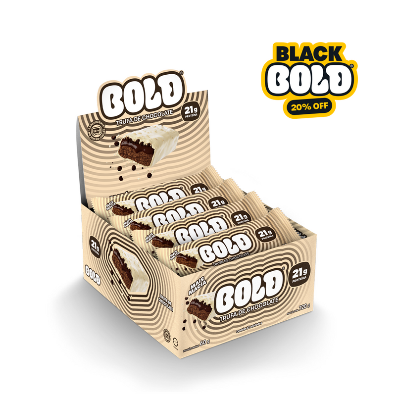 12 BARRAS BOLD TRUFA DE CHOCOLATE