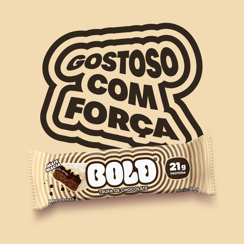 12 BARRAS BOLD TRUFA DE CHOCOLATE