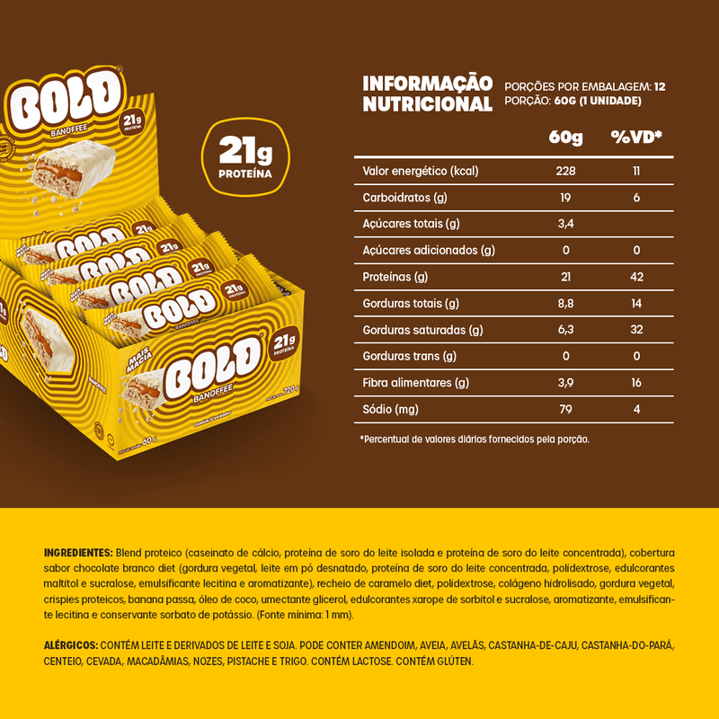 12 BARRAS BOLD BANOFFEE