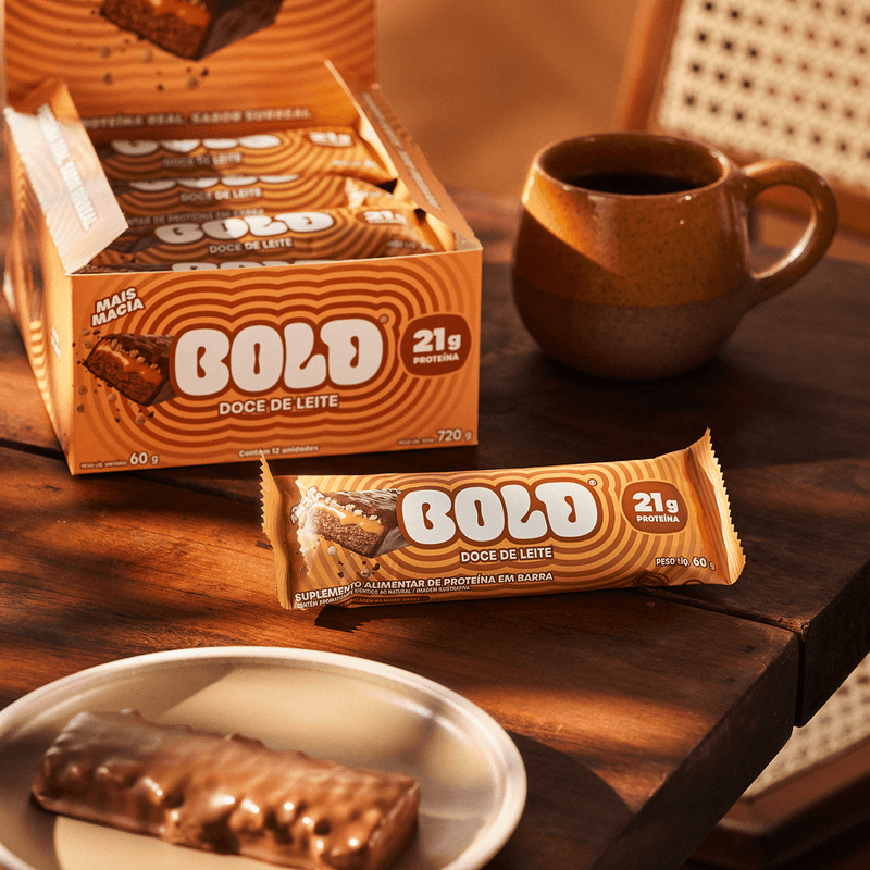 12 BARRAS BOLD DOCE DE LEITE