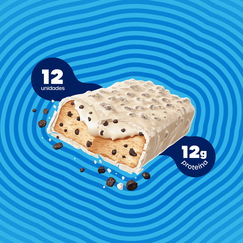 12 BARRAS BOLD THIN COOKIES & CREAM