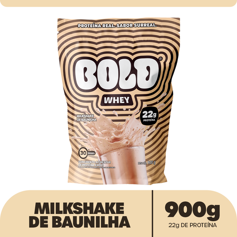 BOLD WHEY MILKSHAKE DE BAUNILHA (900g)