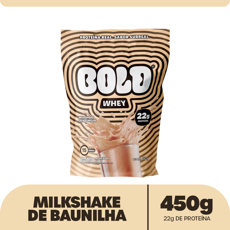 BOLD WHEY MILKSHAKE DE BAUNILHA (450g)