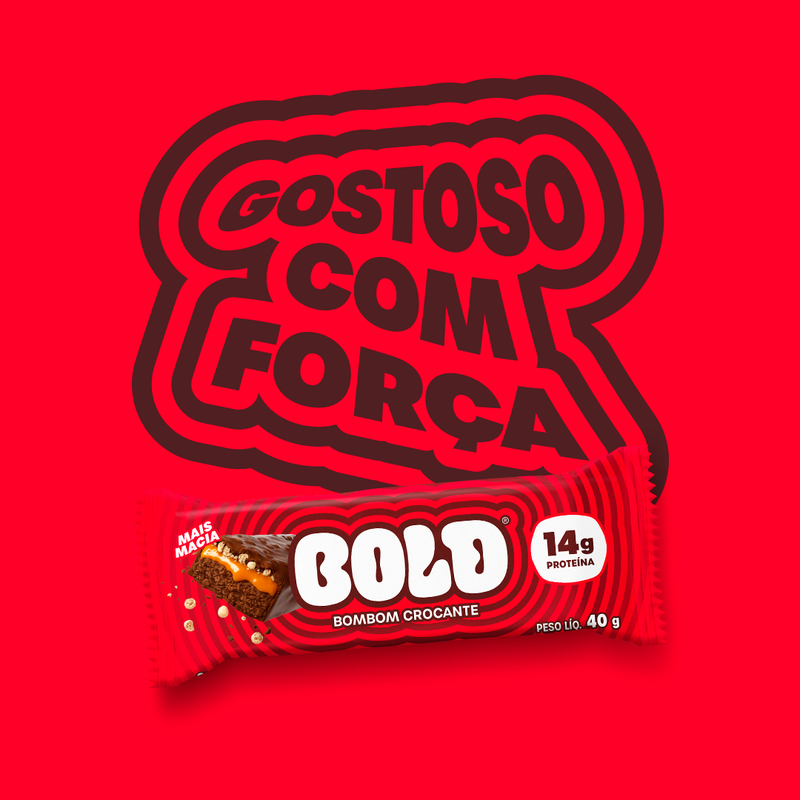 12 BARRAS BOLD BOMBOM CROCANTE 40g